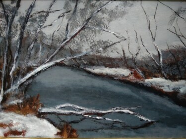 Peinture intitulée "Brisac winter art c…" par Sasha Brisac, Œuvre d'art originale, Acrylique