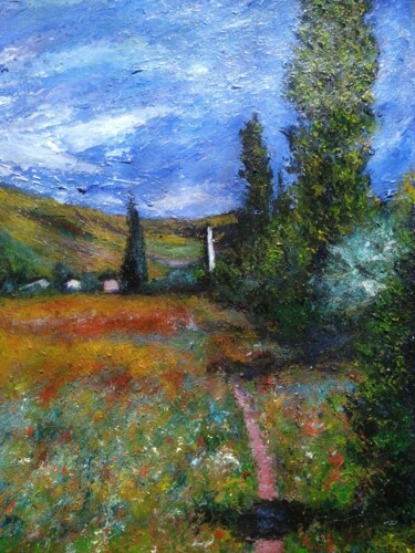 Pittura intitolato "Spring time" da Sasha Brisac, Opera d'arte originale, Acrilico