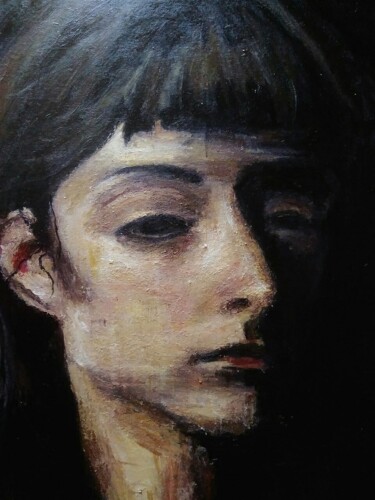 Ζωγραφική με τίτλο "Sophie" από Sasha Brisac, Αυθεντικά έργα τέχνης, Ακρυλικό