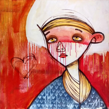 Картина под названием "Маленький Мук" - Sasha Malysheva, Подлинное произведение искусства, Масло
