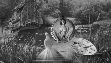 Fotografie mit dem Titel "НОСТАЛЬГИЯ" von Alexander Zavialov, Original-Kunstwerk, Manipulierte Fotografie Auf Keilrahmen aus…