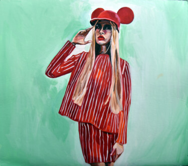 Картина под названием "YES SIR, I CAN BOOG…" - Sasha Robinson, Подлинное произведение искусства, Масло