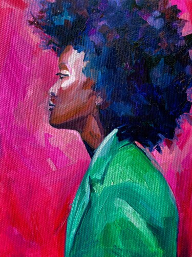 Painting titled "ZARA WOMAN" by Sasha Robinson, Original Artwork, Oil