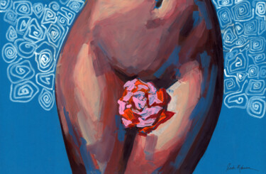 Digital Arts titled "VULVA - Large Abstr…" by Sasha Robinson, Original Artwork, 2D Digital Work