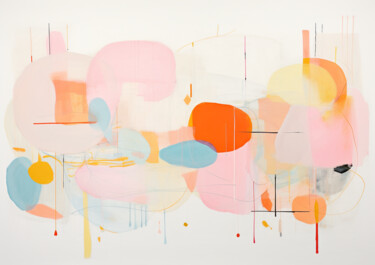 Digitale Kunst getiteld "Soft colors and air…" door Sasha Robinson, Origineel Kunstwerk, Pastel