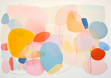 Digitale Kunst mit dem Titel "Soft colors and air…" von Sasha Robinson, Original-Kunstwerk, Digitale Collage