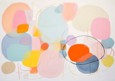 Digitale Kunst getiteld "Soft colors and air…" door Sasha Robinson, Origineel Kunstwerk, Acryl