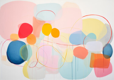 Цифровое искусство под названием "Soft colors and air…" - Sasha Robinson, Подлинное произведение искусства, Акрил