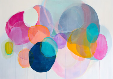 Digital Arts titled "Bright colors and b…" by Sasha Robinson, Original Artwork, Digital Collage