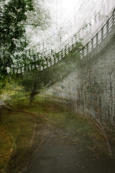 Fotografia intitulada "The path along the…" por Sasha Rzhondkovsky, Obras de arte originais, Fotografia Manipulada