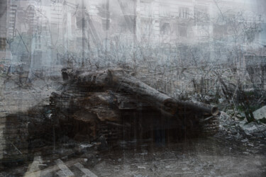 Digitale Kunst mit dem Titel "War" von Sasha Rzhondkovsky, Original-Kunstwerk, Manipulierte Fotografie