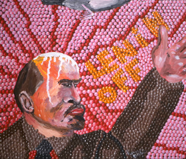 Malarstwo zatytułowany „Decommunization” autorstwa Sashko Balabai, Oryginalna praca, Akryl