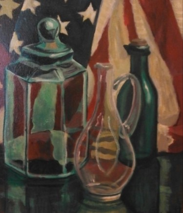Painting titled "americanglass-scott…" by Sastrozier, Original Artwork, Acrylic