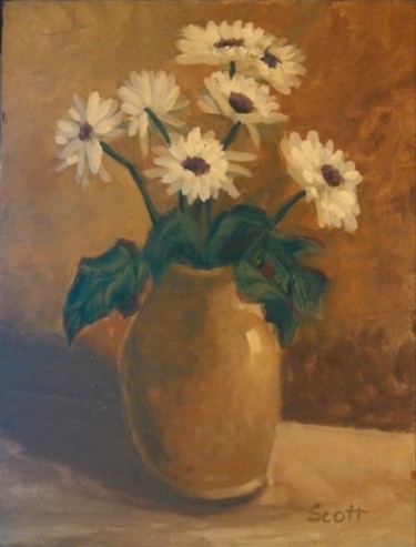 Painting titled "daisy.jpg" by Sastrozier, Original Artwork, Acrylic