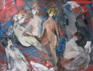 Pintura intitulada "Women" por Satenik Hovhannisyan, Obras de arte originais