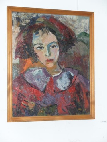 Painting titled "Marina's portrait" by Satenik Hovhannisyan, Original Artwork