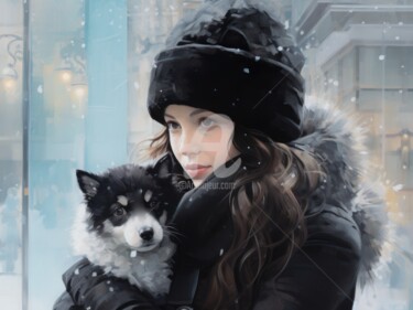 Digital Arts titled "Winter Serenity 5.2…" by Satori No Michi, Original Artwork, Digital Painting