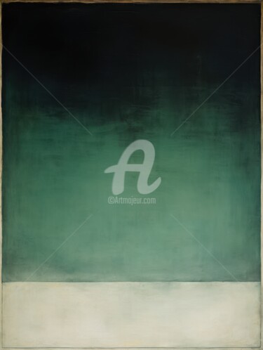 Картина под названием "Rothko's Reverie 5.…" - Satori No Michi, Подлинное произведение искусства, Акрил
