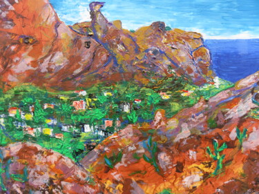 「La Gomera 13 - "La…」というタイトルの絵画 Satyam Artによって, オリジナルのアートワーク, アクリル