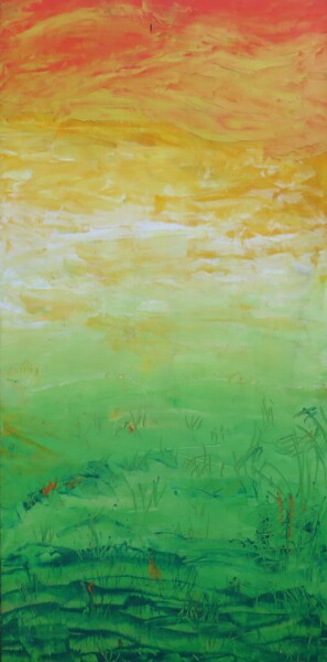 Pittura intitolato ""Sunny day" - Teil…" da Satyam Art, Opera d'arte originale, Acrilico