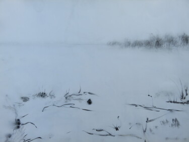 ""Winterlandschaft"…" başlıklı Resim Satyam Art tarafından, Orijinal sanat, Mürekkep