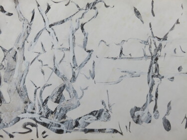 Drawing titled ""Winterlandschaft"…" by Satyam Art, Original Artwork, Ink