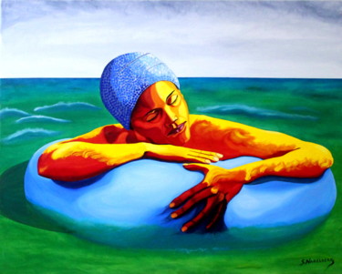 Painting titled "En paz" by Saúl Nagelberg, Original Artwork, Oil