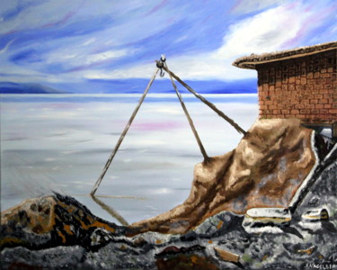 Malarstwo zatytułowany „Soledad Desolación…” autorstwa Saúl Nagelberg, Oryginalna praca, Olej