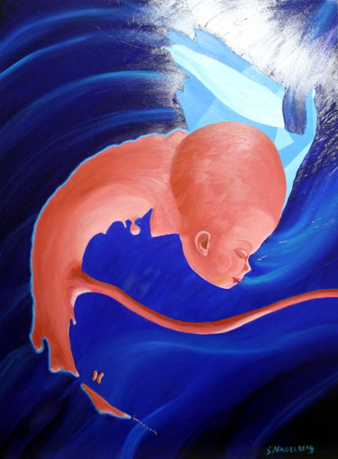 Schilderij getiteld "Argentina embrionar…" door Saúl Nagelberg, Origineel Kunstwerk, Olie