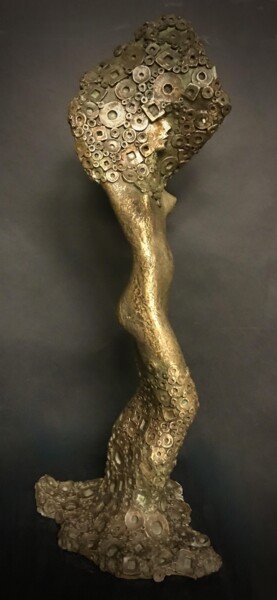 "N°557 FEMME DENTELL…" başlıklı Heykel Saulterre tarafından, Orijinal sanat, Bronz