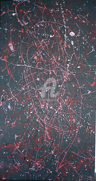 Peinture intitulée "désordre coloré." par Fernand Sauthier, Œuvre d'art originale, Acrylique
