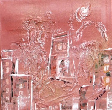 Peinture intitulée "Plein Sud ..." par Sylvie Sauvé, Œuvre d'art originale