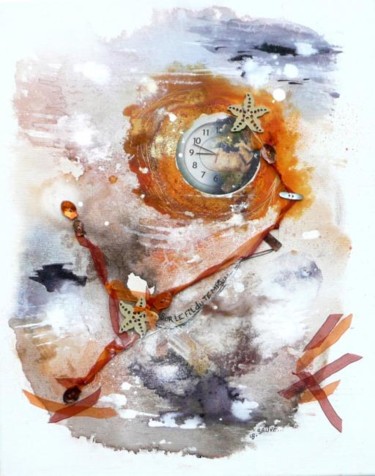 Peinture intitulée "Sur le  fil du temp…" par Sylvie Sauvé, Œuvre d'art originale