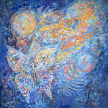 Pintura titulada "Flight" por Natalya Savenkova, Obra de arte original, Oleo