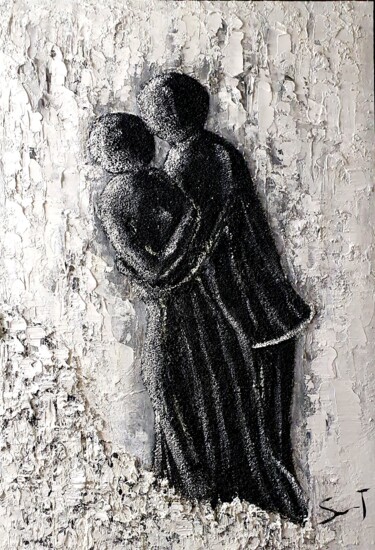 Peinture intitulée "TENDRESSE 1" par Joseph Saverino, Œuvre d'art originale, Acrylique