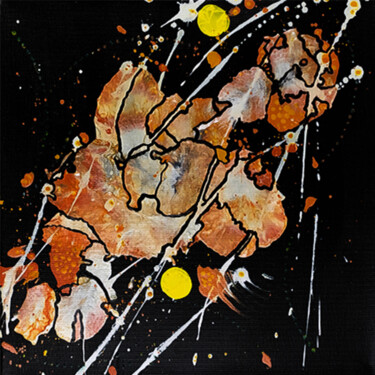 Malerei mit dem Titel "Comets" von Saverio Francesco Ferrulli, Original-Kunstwerk, Acryl