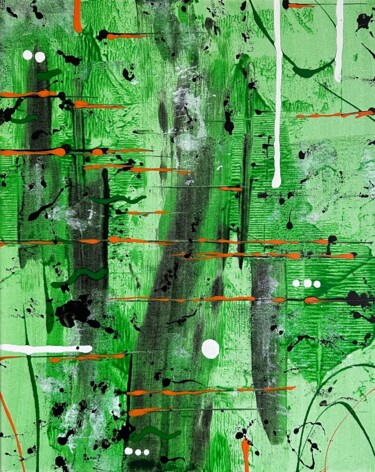 Peinture intitulée "Greener than me" par Saverio Francesco Ferrulli, Œuvre d'art originale, Acrylique