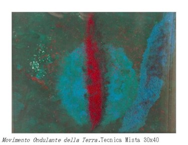 Pittura intitolato "Omaggio alla Terra" da Savina Tarsitano, Opera d'arte originale