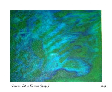 Pittura intitolato "Oceano" da Savina Tarsitano, Opera d'arte originale