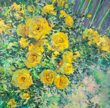 Peinture intitulée "Summer delight. Fro…" par Roza Savinova, Œuvre d'art originale, Huile