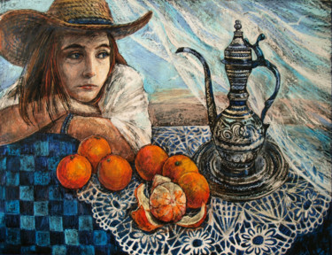 Картина под названием "South wind" - Roza Savinova, Подлинное произведение искусства, Пастель
