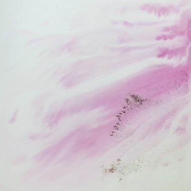 Pintura intitulada "Fleur de givre #01" por Sayaka Asai, Obras de arte originais, Acrílico