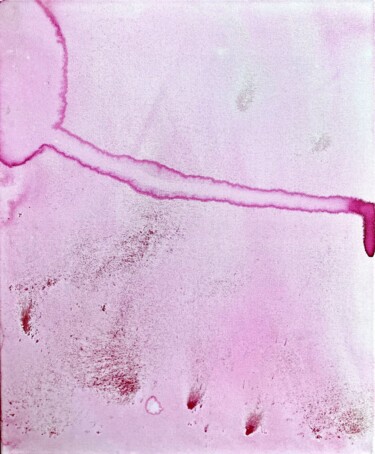 Malerei mit dem Titel "Le givre sakura 2" von Sayaka Asai, Original-Kunstwerk, Pigmente