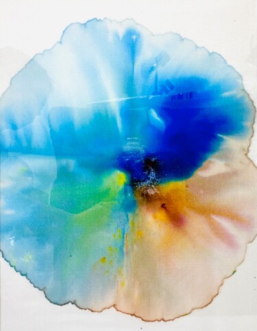 Ζωγραφική με τίτλο "Fuji" από Sayaka Asai, Αυθεντικά έργα τέχνης, Χρωστικές ουσίες