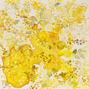 绘画 标题为“Mimosa” 由Sayaka Asai, 原创艺术品, 颜料
