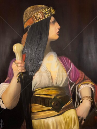 绘画 标题为“Judith” 由Saeed Bagsair, 原创艺术品, 油