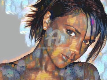Digital Arts titled "Youth of Victoria C…" by Saeed Bagsair, Original Artwork, Digital Painting
