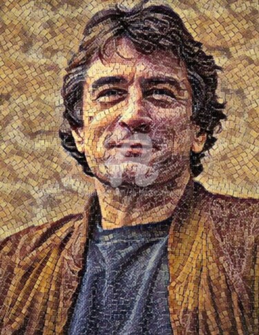 Arte digitale intitolato "Robert De Niro Youth" da Saeed Bagsair, Opera d'arte originale, Pittura digitale