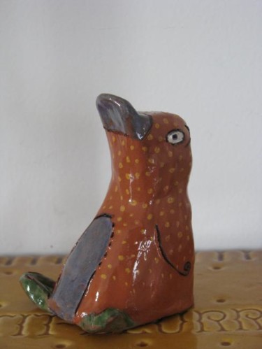 Sculpture intitulée "pingouin" par Stef B, Œuvre d'art originale