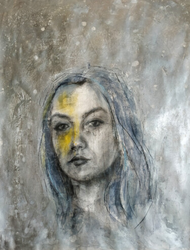 Peinture intitulée "Her III" par Sbboursot, Œuvre d'art originale, Acrylique
